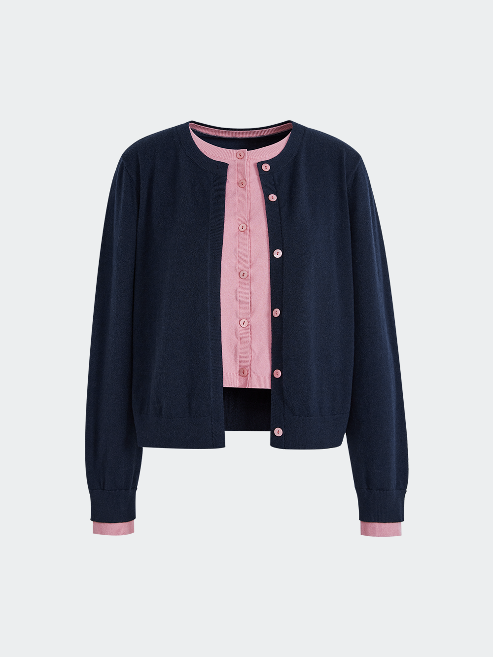 Fake Two-piece Cardigan
