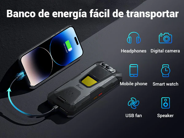 Celular Móvil Fossibot F106 Pro Doble Sim 8gb Ram + 256gb Rom 12000 Mah