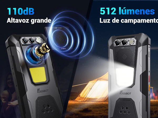 Celular Móvil Fossibot F106 Pro Doble Sim 8gb Ram + 256gb Rom 12000 Mah