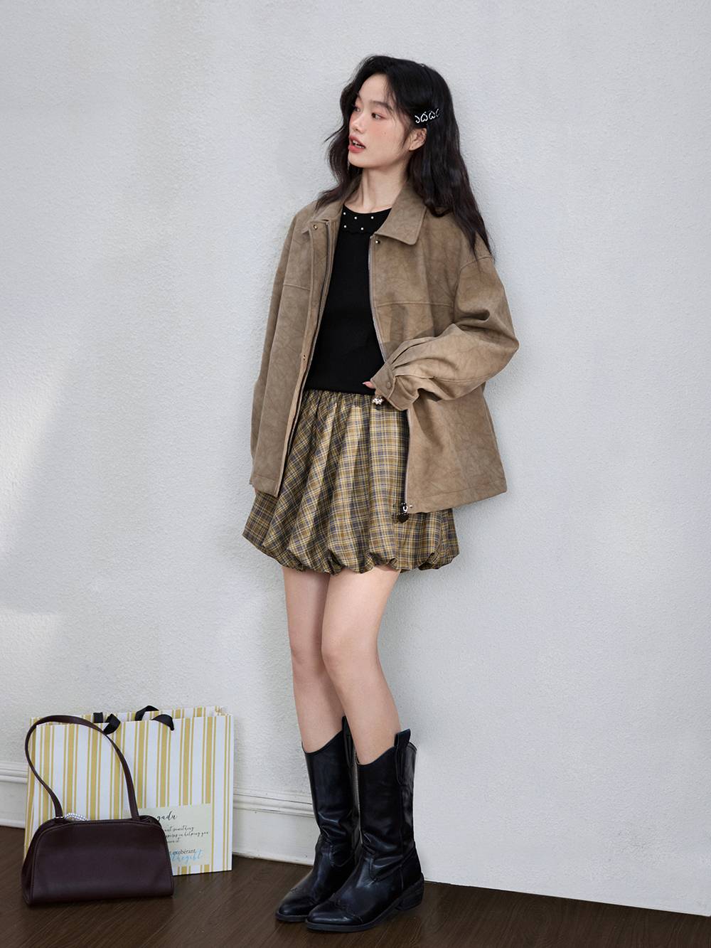 Faux Leather Jacket