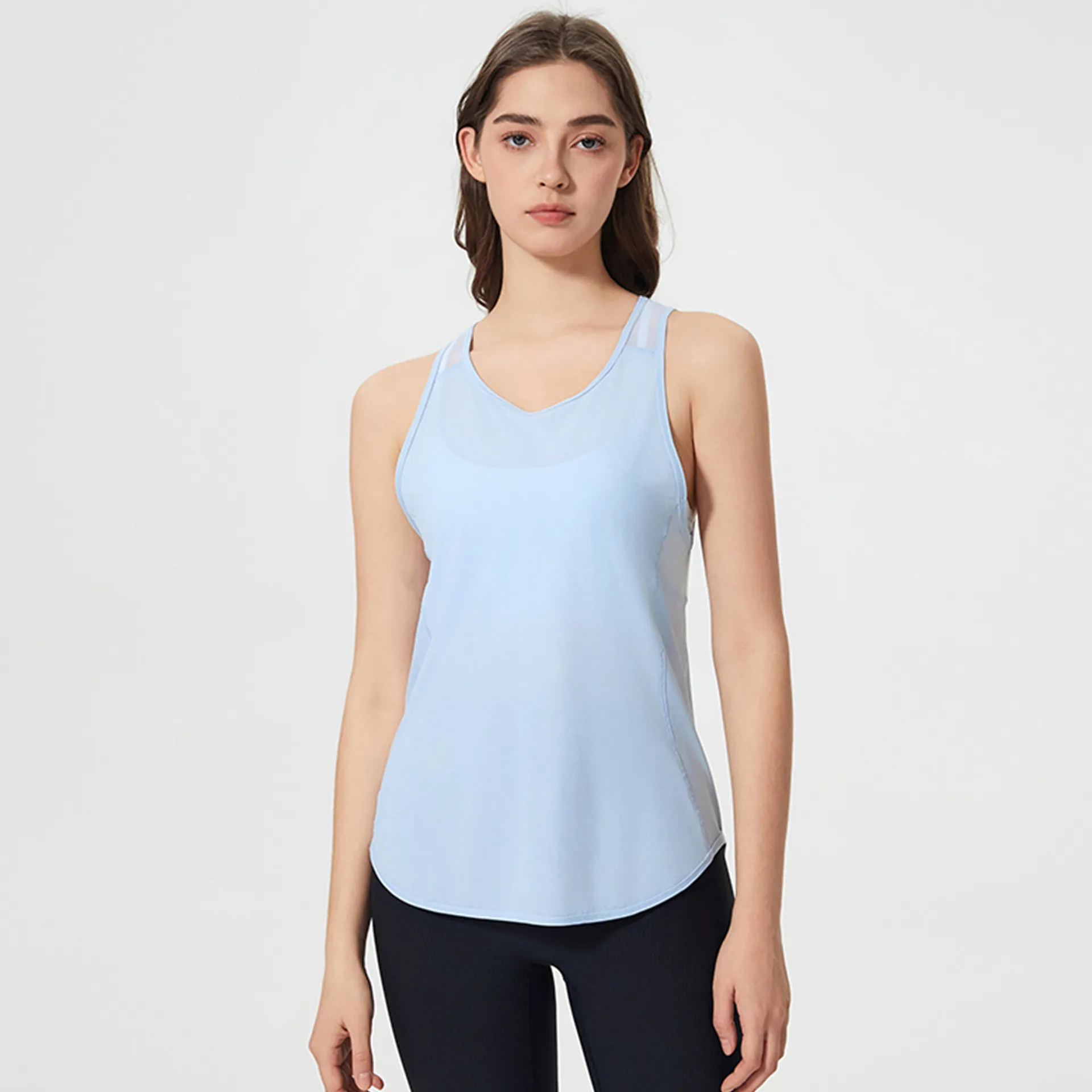Yoga Tank Top with Mesh Back DQ25038