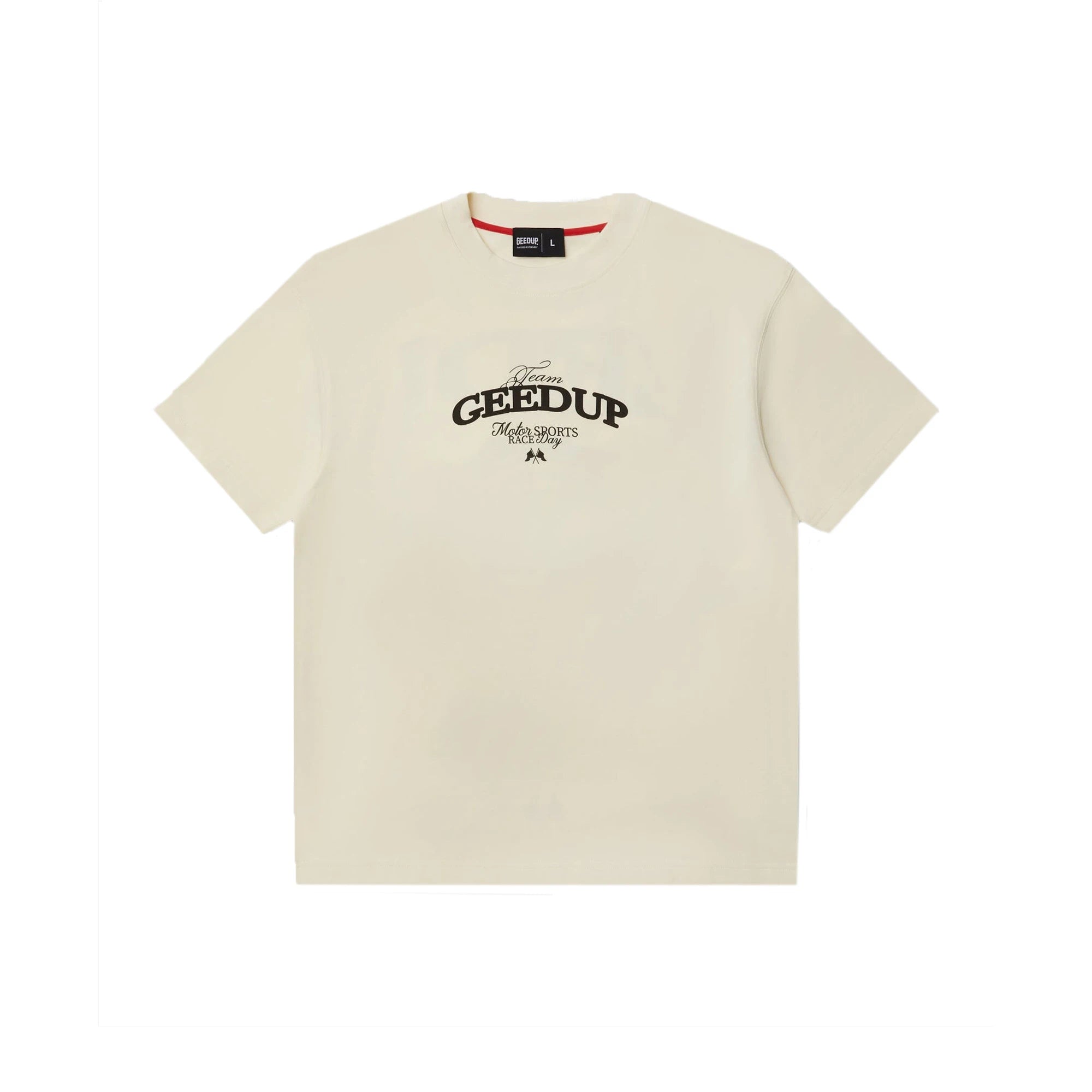 Geedup G Stamp T-Shirt 'Cream / Black' (2025)