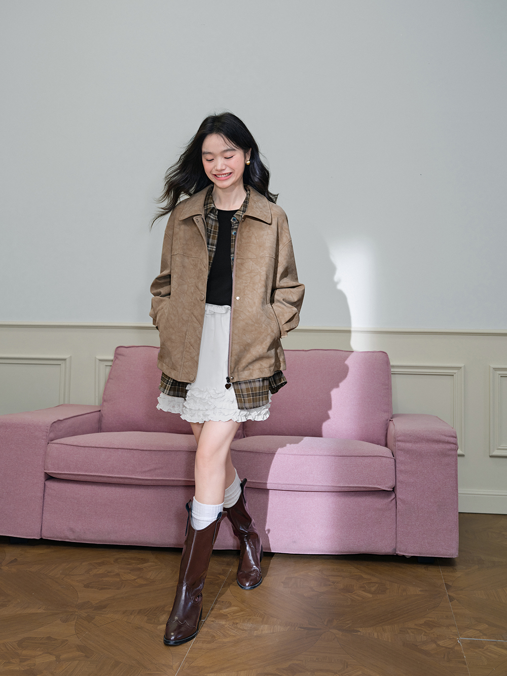Faux Leather Jacket