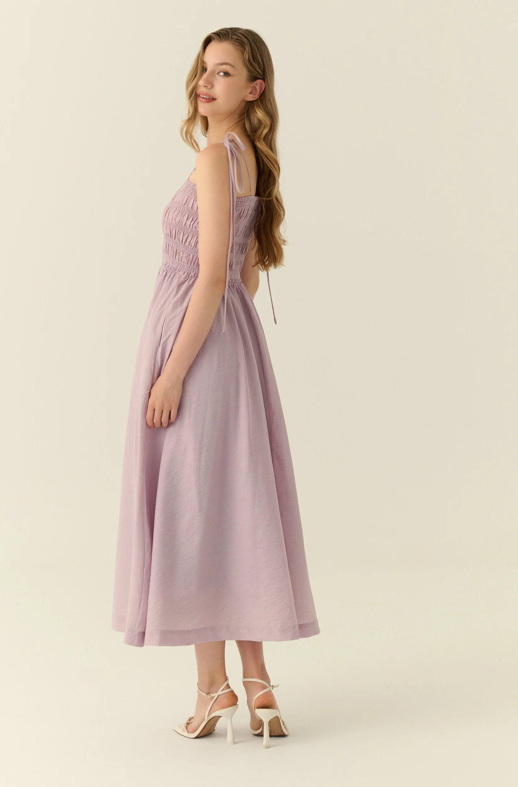 Haru elastic maxi dress
