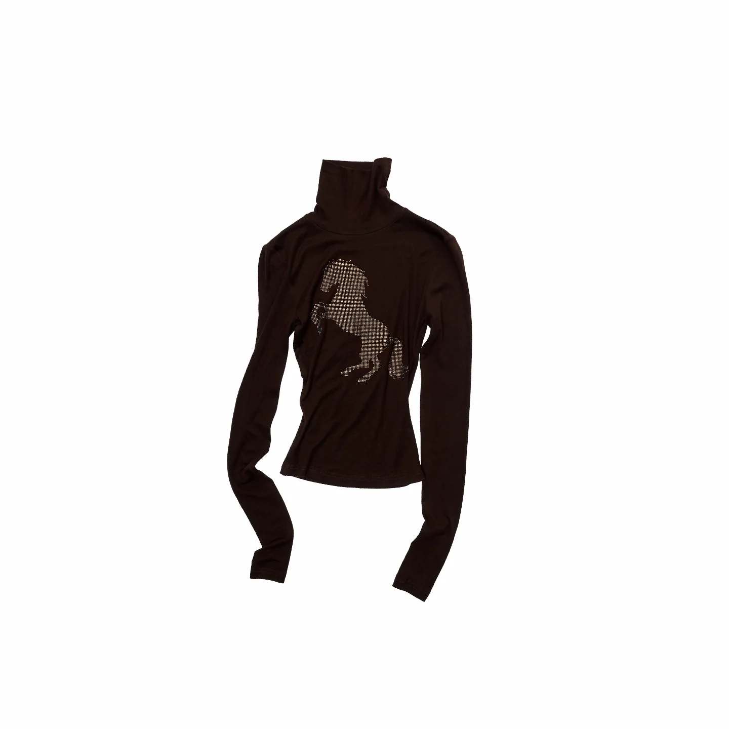 Crystal-Embellished Turtleneck