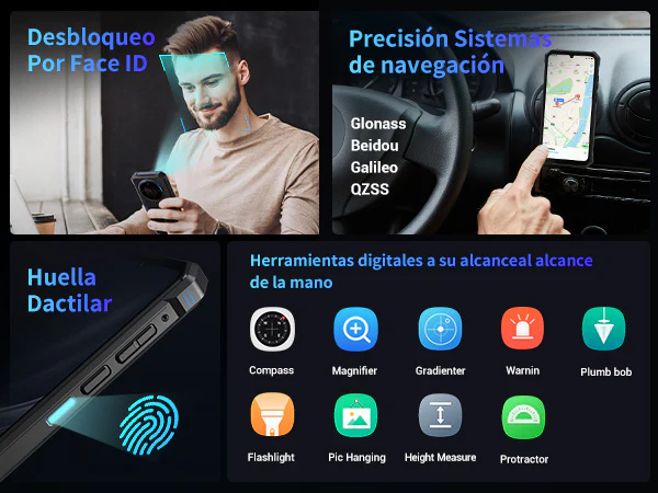 Celular Fossibot F105 Pro Dual Sim 64 Gb 4 Gb Ram 10300 Mah