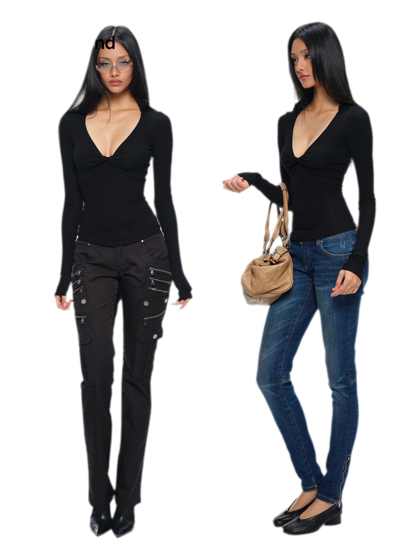 Twisted Knot Slim-Fit Top