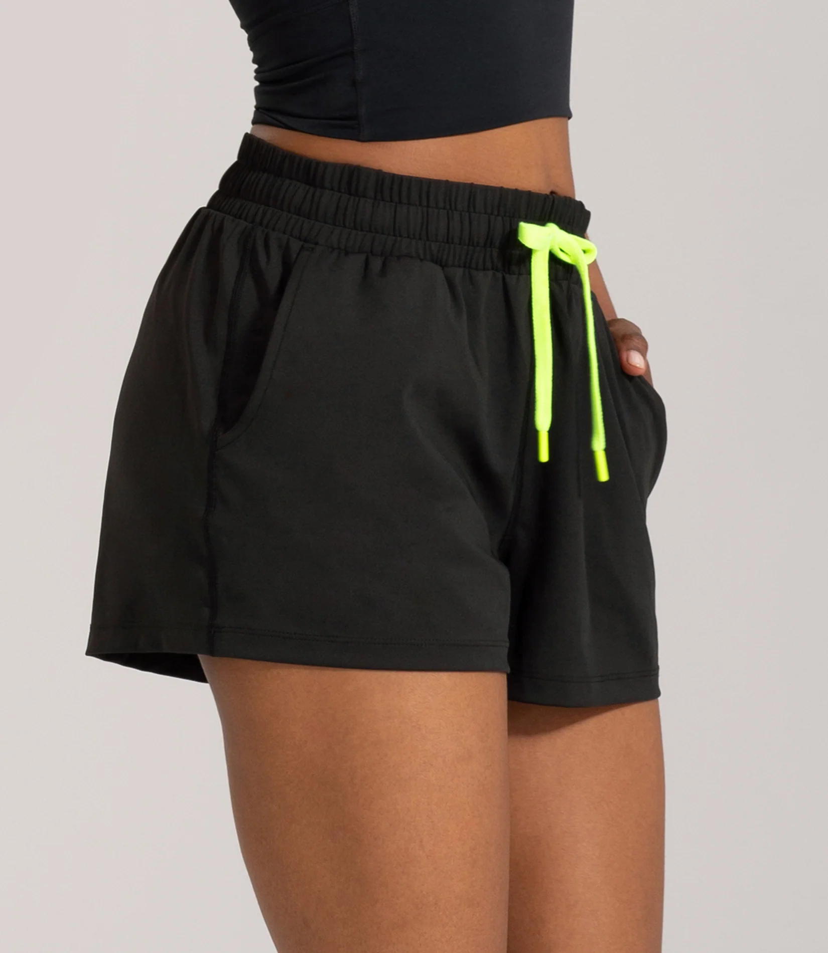 High-Waisted Running Shorts