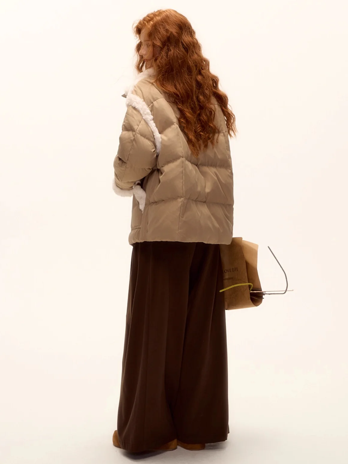Pleated Tie-Waist Wide-Leg Trousers