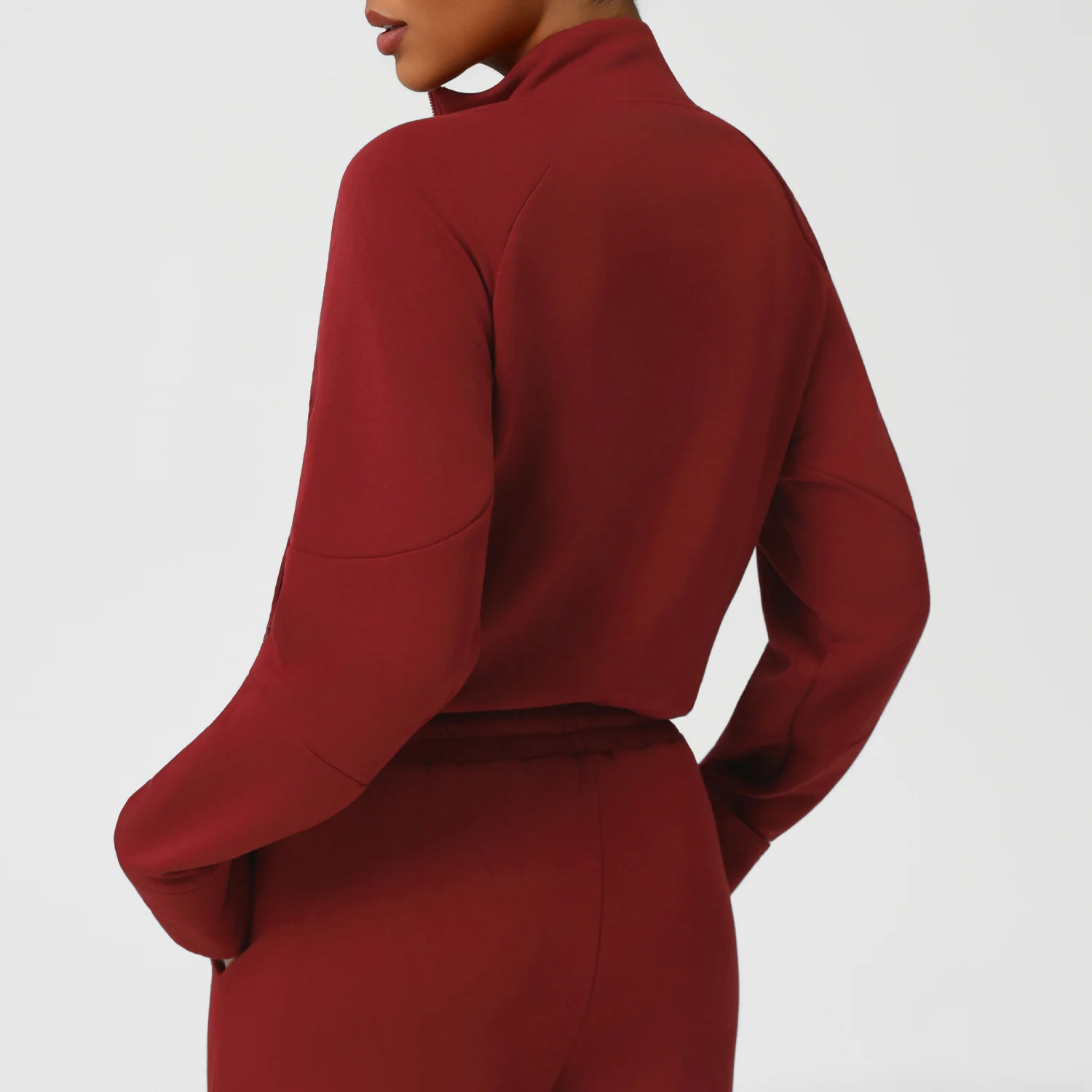 Thermal Half-Zip Sweatshirt for Women