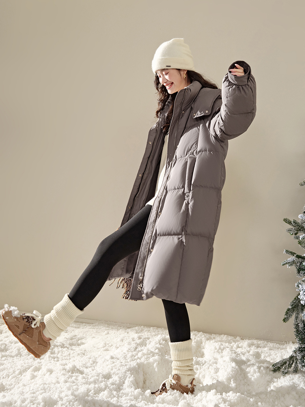 Hooded Down Coat