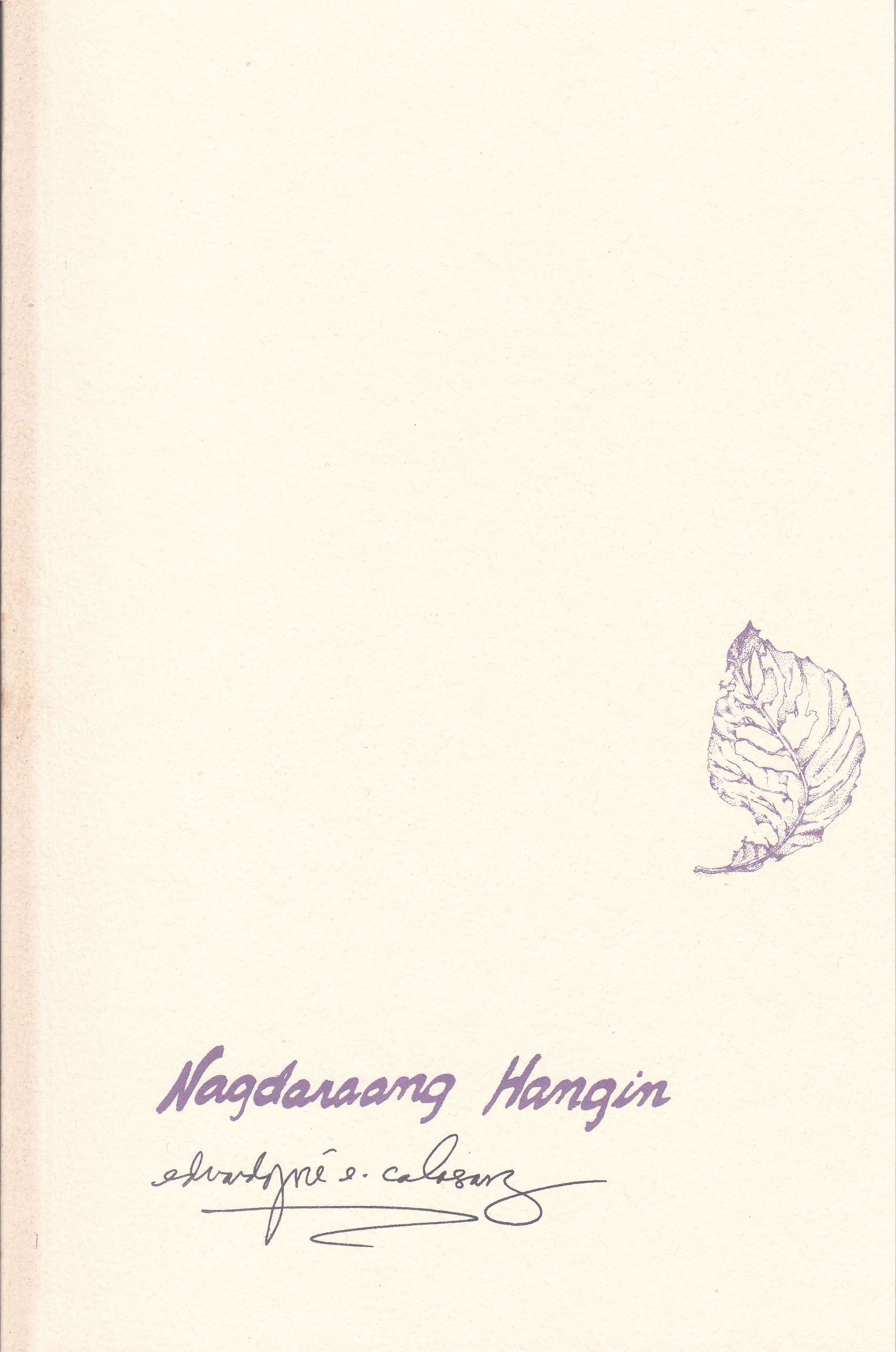 Nagdaraang Hangin: Mga Tula