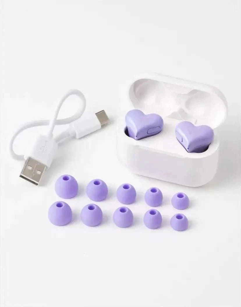 Love Heartbuds Bluetooth 5.3 Wireless Earbuds with HiFi Stereo
