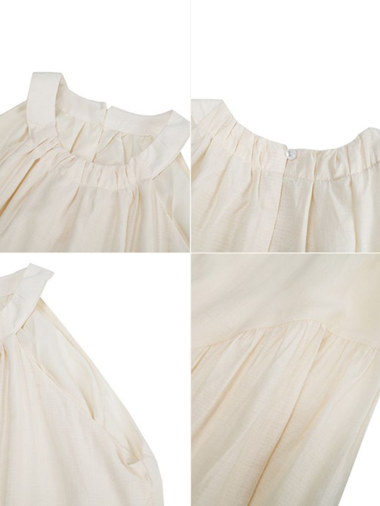 Xandya Halter Neck Ruffle Dress