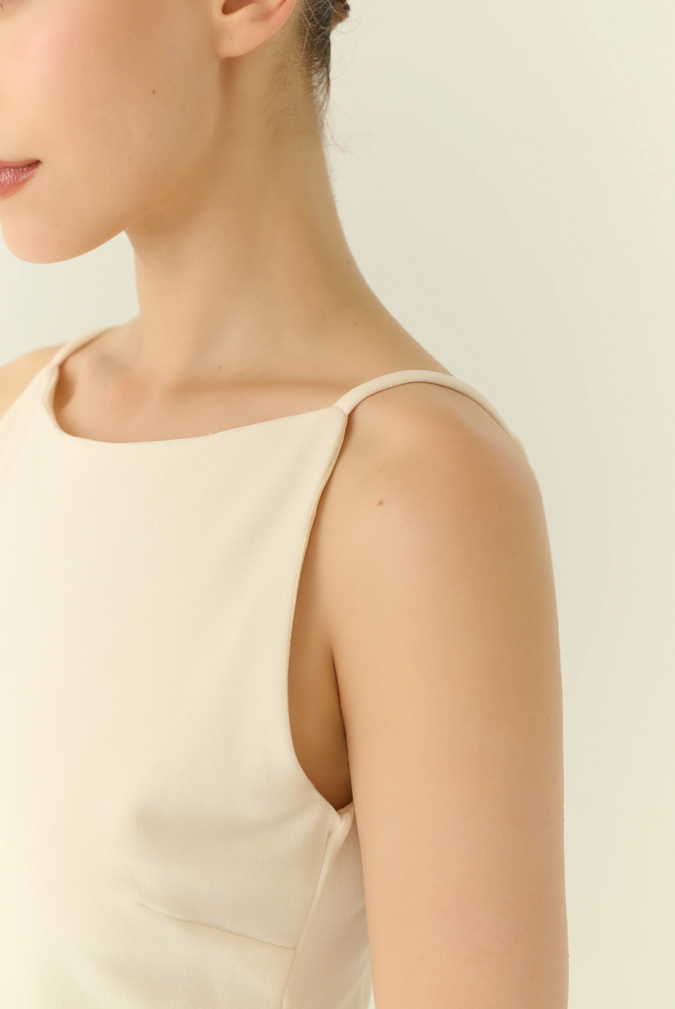 Café de minuit midi dress in white