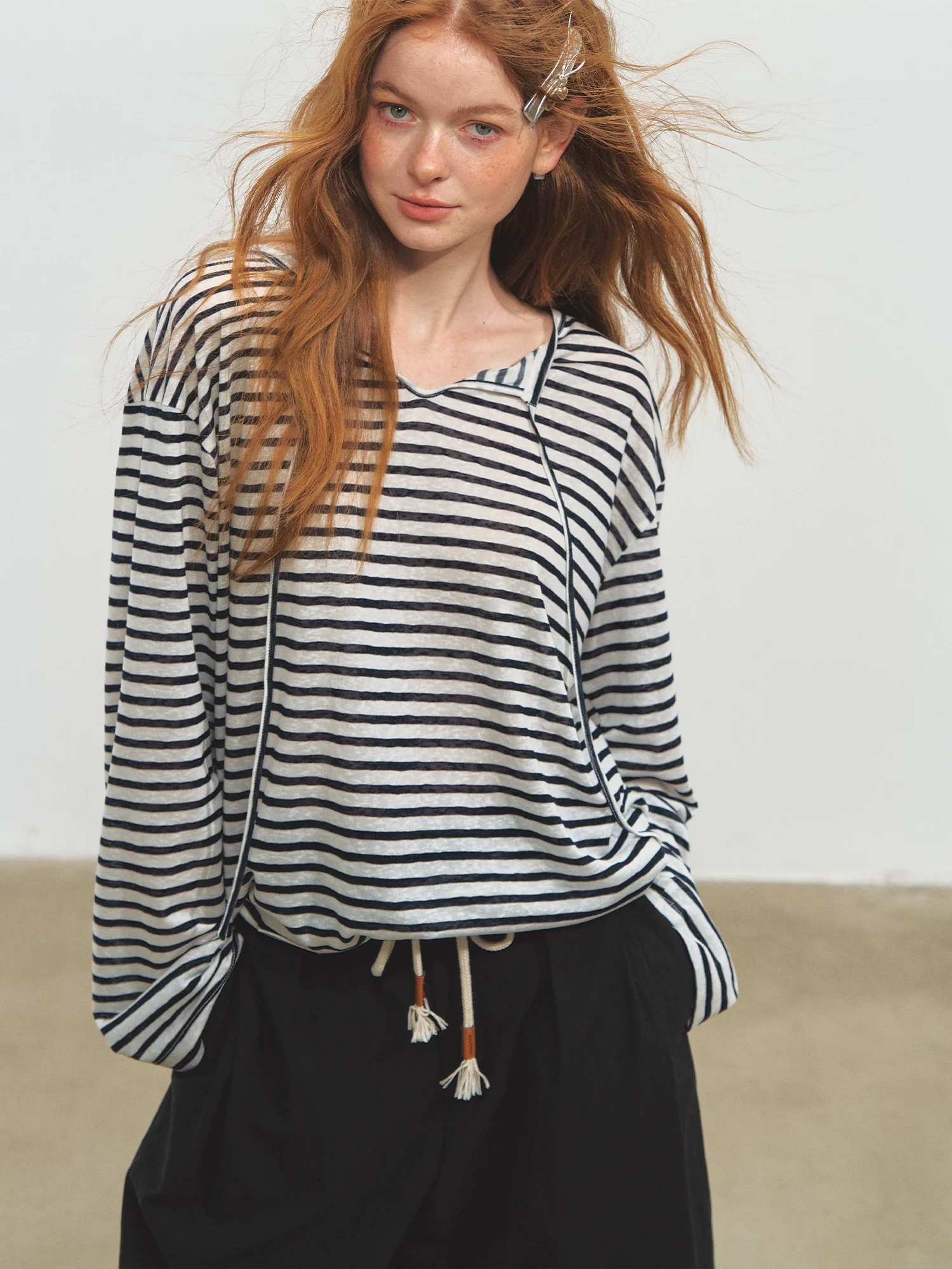 Reversible Strawberry Striped Shirt