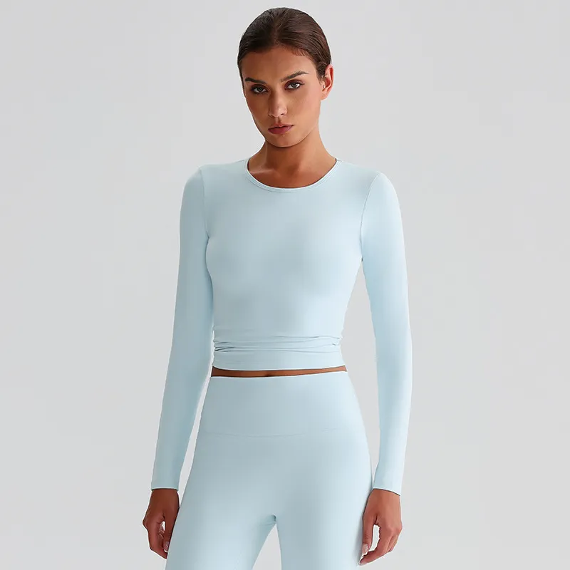 Recycled Slim Fit Yoga Long Sleeve Top