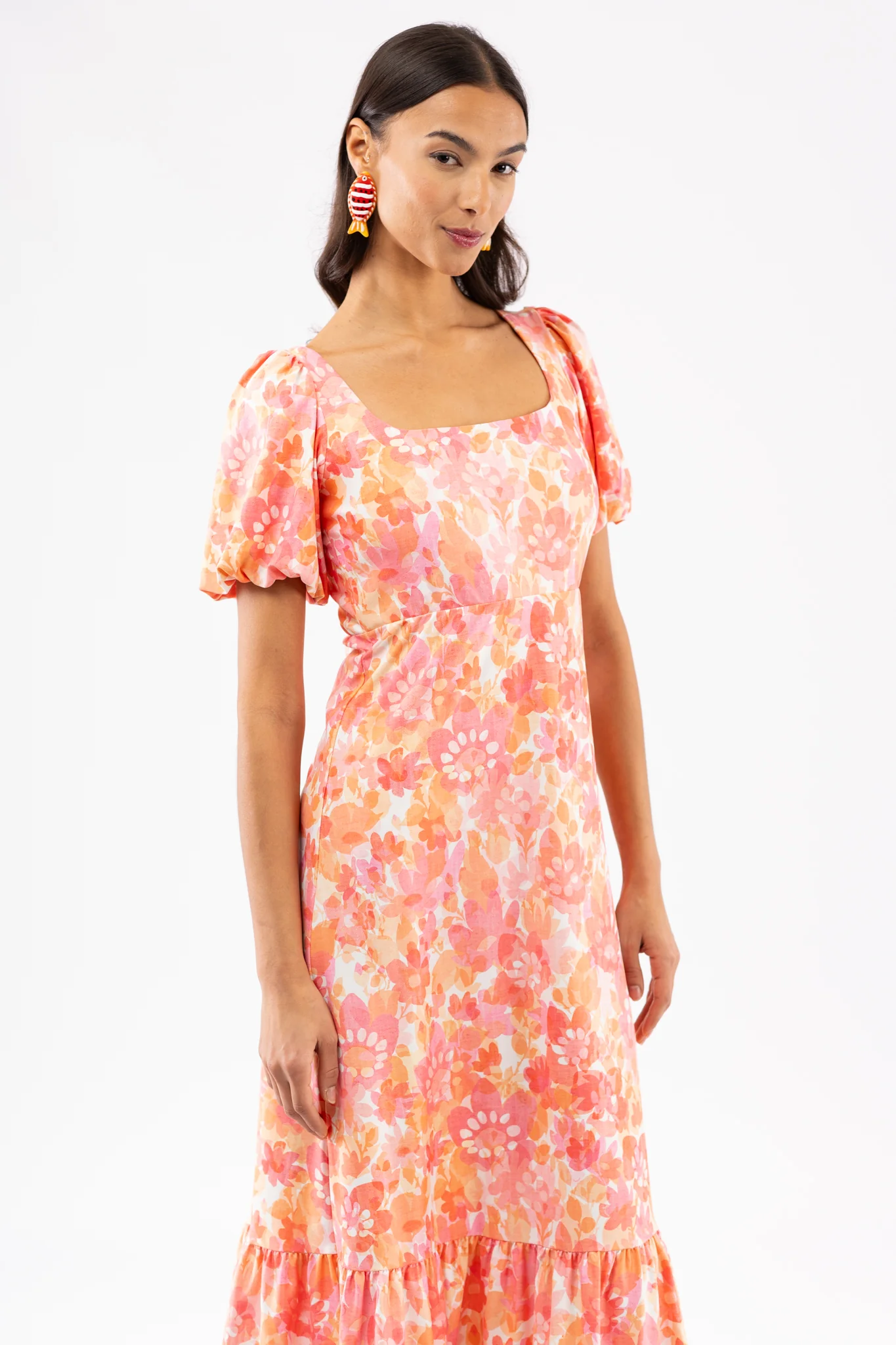 The Lucy Dress - Dusk Flora