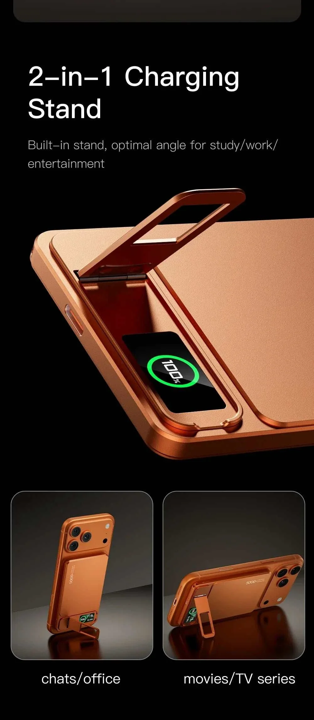 10000mAh Magnetic Wireless Power Bank – 15W MagSafe PD 20W Fast Charging