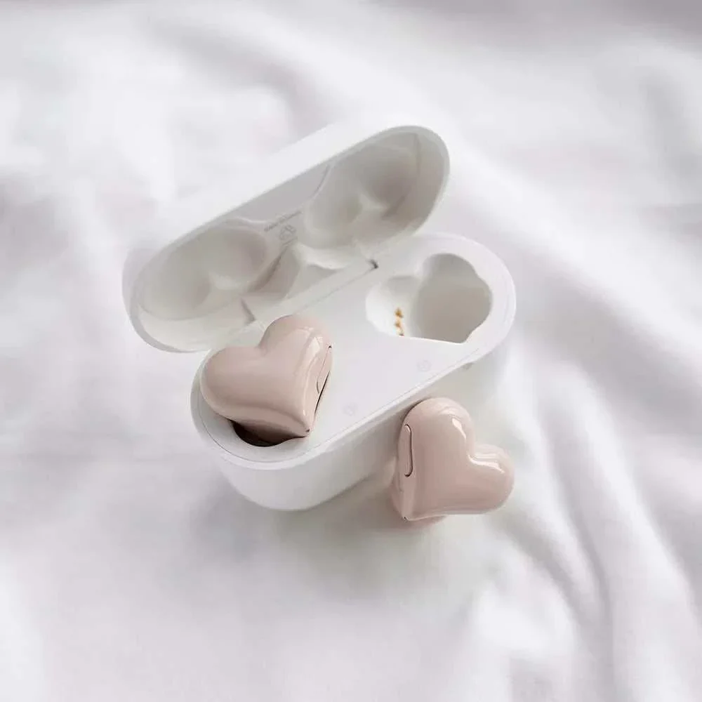 Love Heartbuds Bluetooth 5.3 Wireless Earbuds with HiFi Stereo