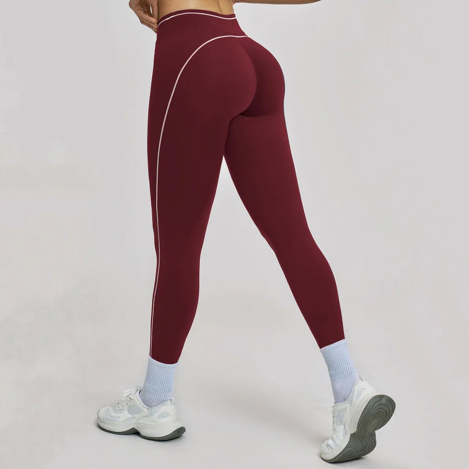 Contrast Color Quick-Drying Yoga Leggings