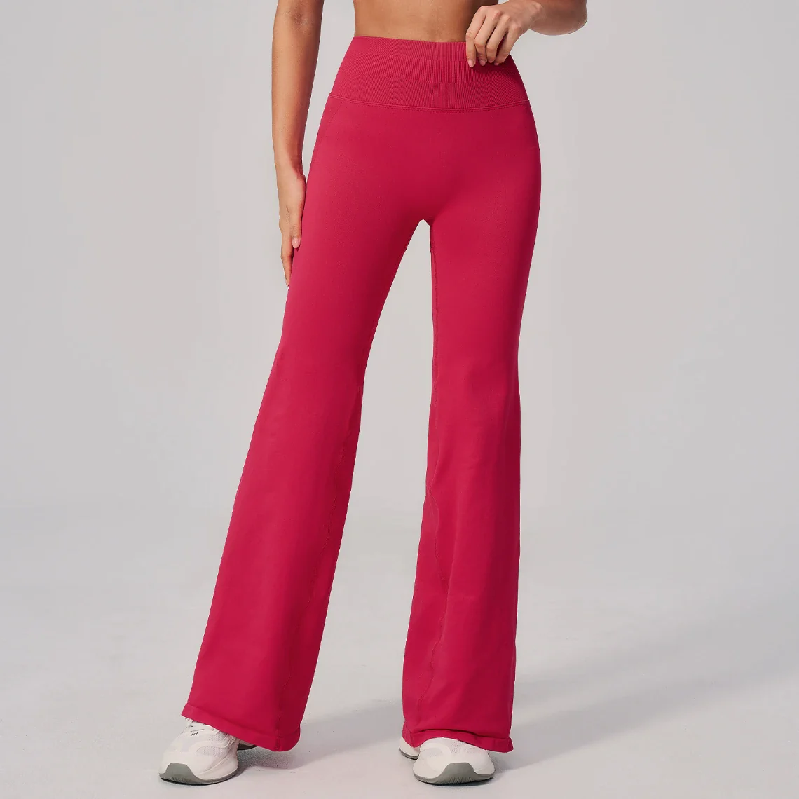 Seamless High Waist Tummy Control Hip Lifting Yoga Flared Pants