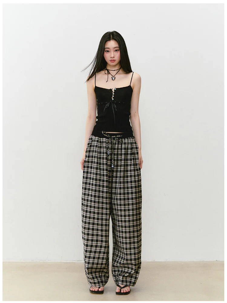 Loose String Casual Pants