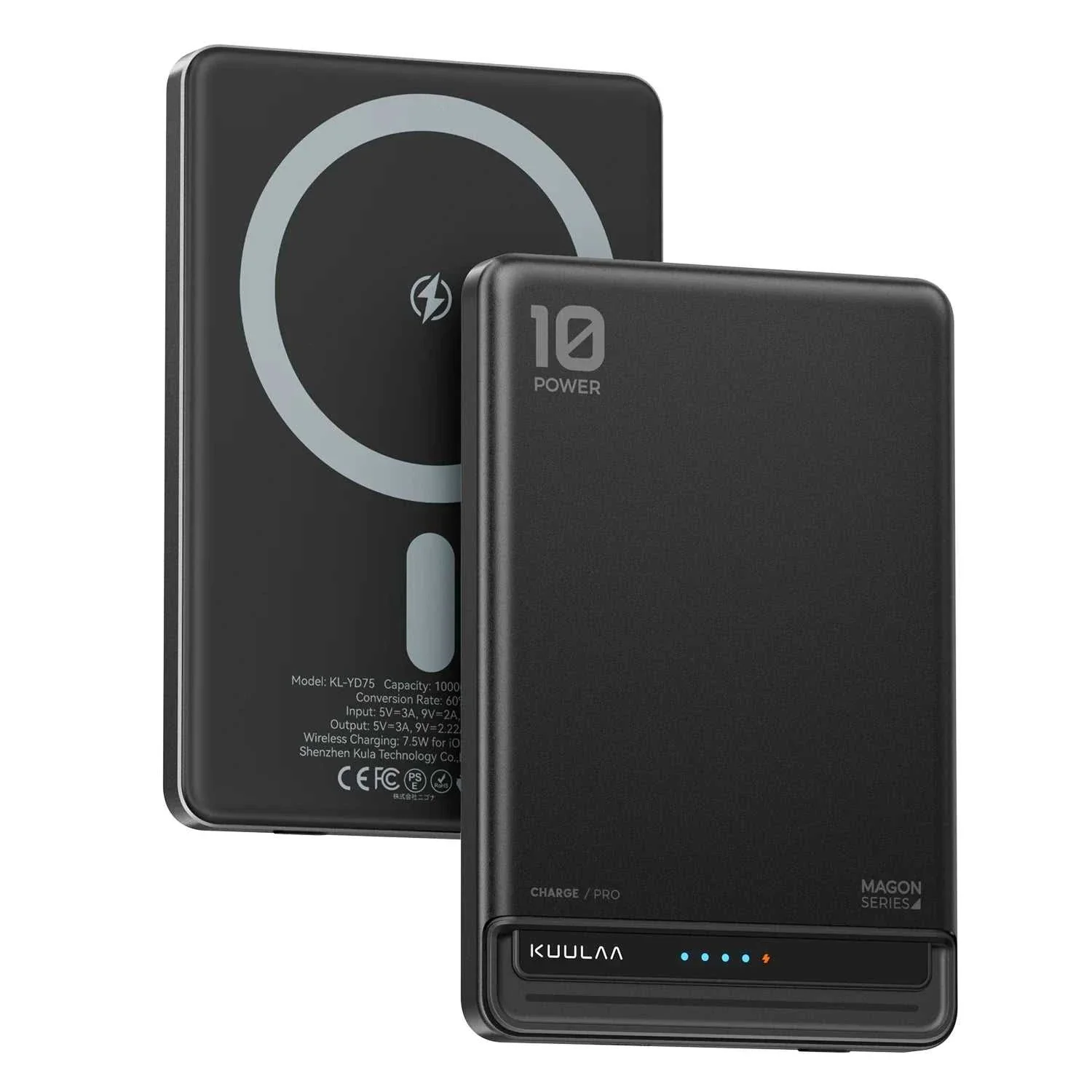 MagStream 10000mAh Magnetic Wireless Fast Charge Power Bank