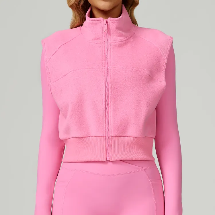 High Collar Autumn & Winter Plus Velvet Vest