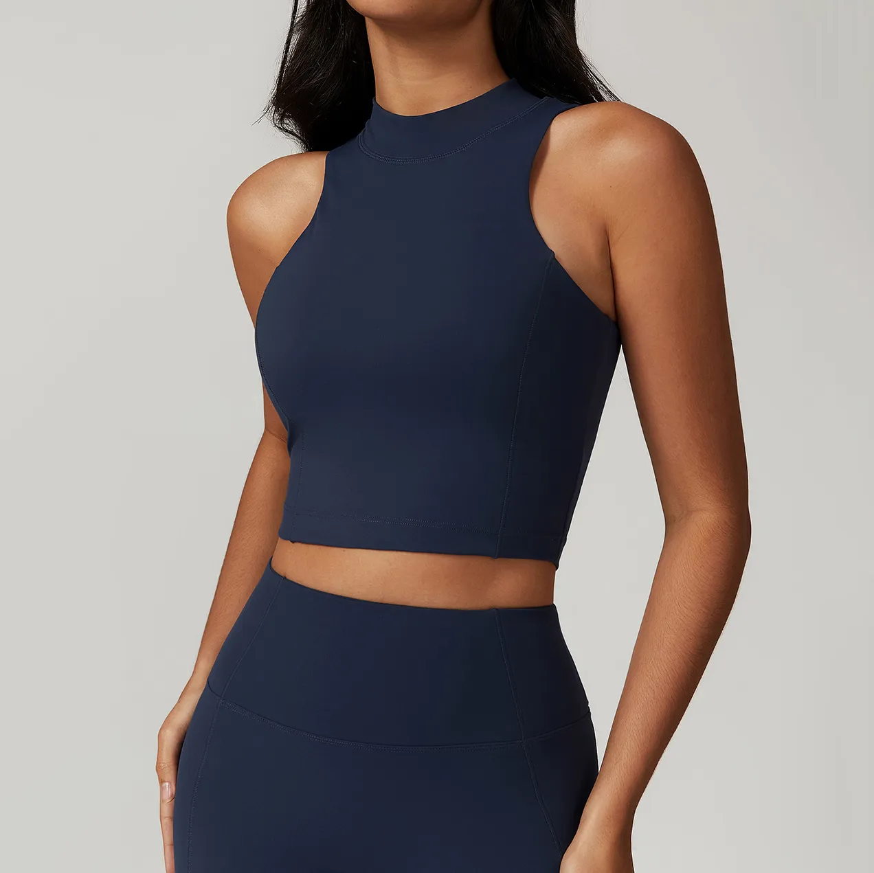 Athletic Set High Neck Vest ZC8796