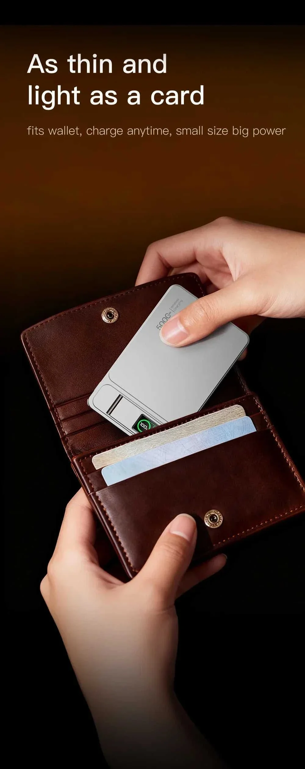 10000mAh Magnetic Wireless Power Bank – 15W MagSafe PD 20W Fast Charging
