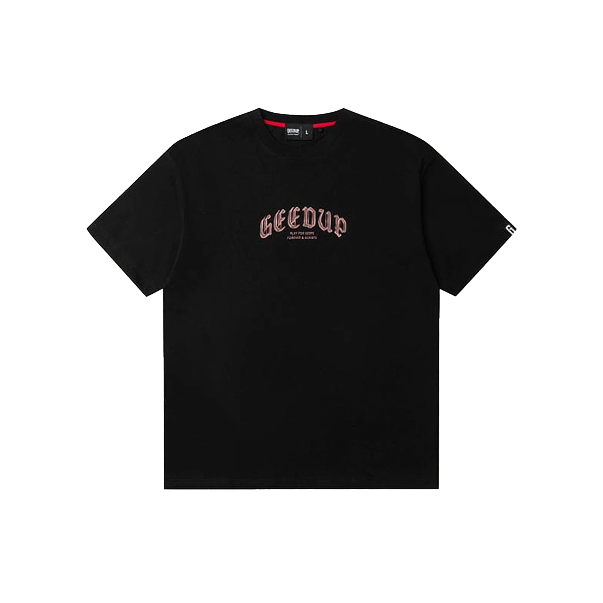 Geedup Chrome T-Shirt 'Black / Rose' (2025)