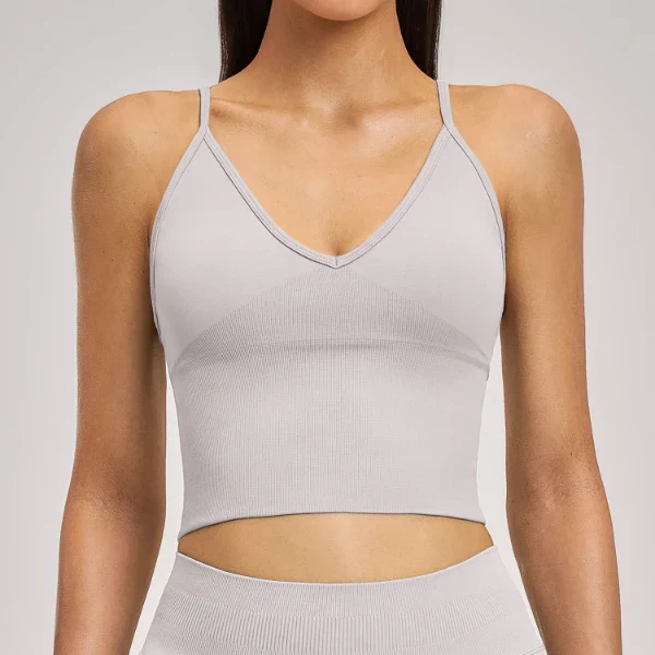 Women‘s Seamless Shockproof Yoga Tank Top