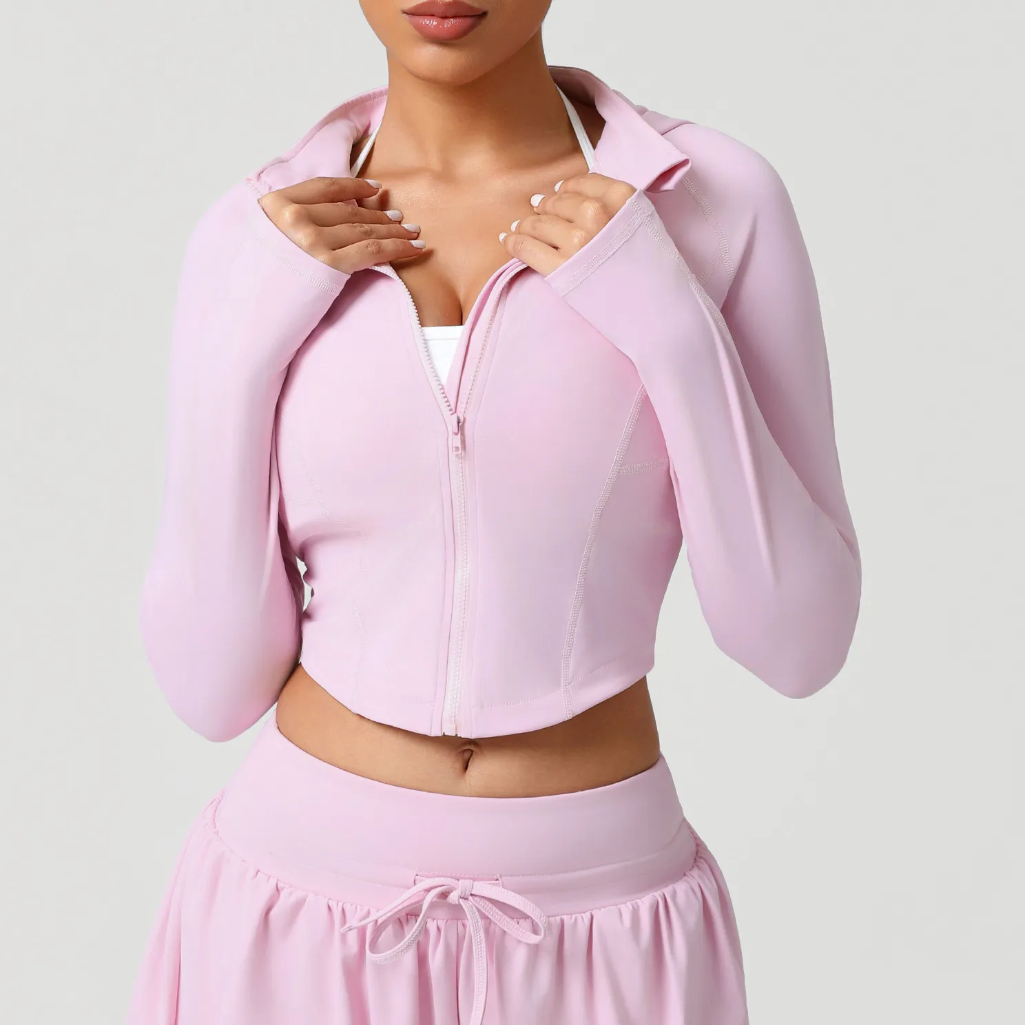 New Women's Long-Sleeve Workout Top