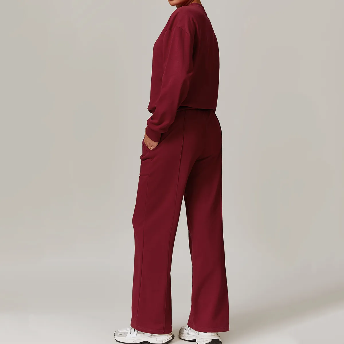 Casual Crew Neck Pullover