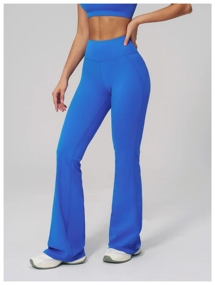 Cloud-Like High Waist Hip Lift Flared Pants