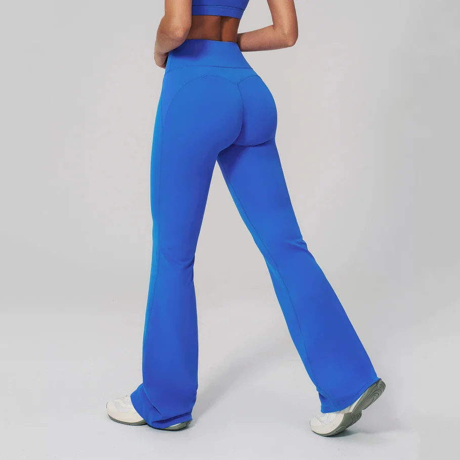 Cloud-Like High Waist Hip Lift Flared Pants