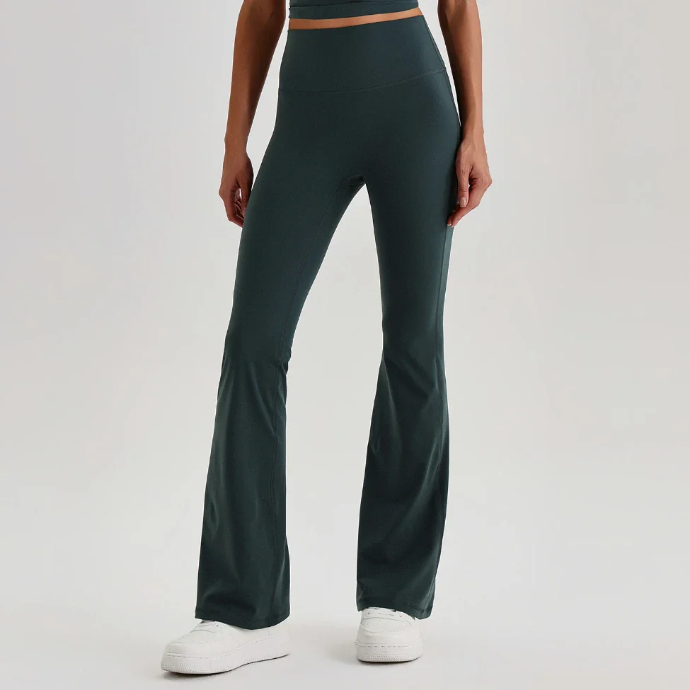 Naked-Feel High-Waisted Flared Yoga Pants