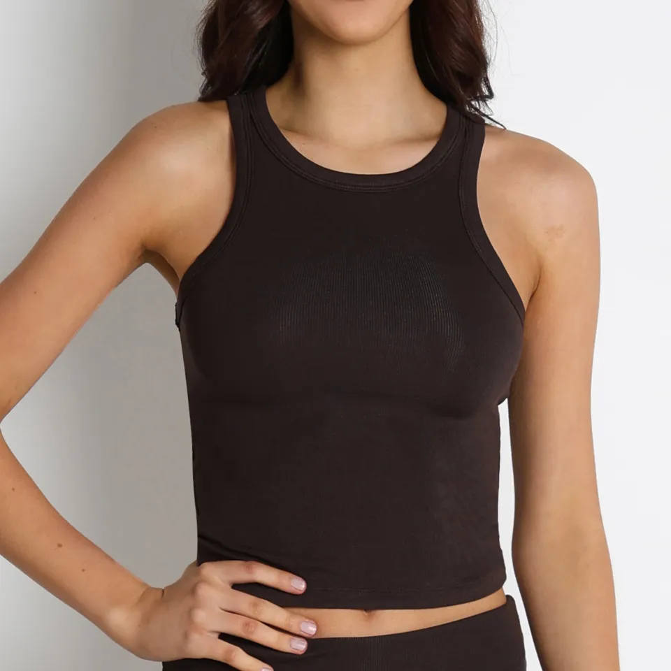 Round Neck Yoga Tank Top