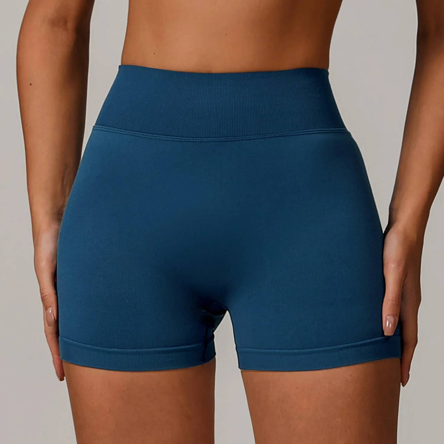Elevated Contour Seamless Premium Yoga Shorts Nylon