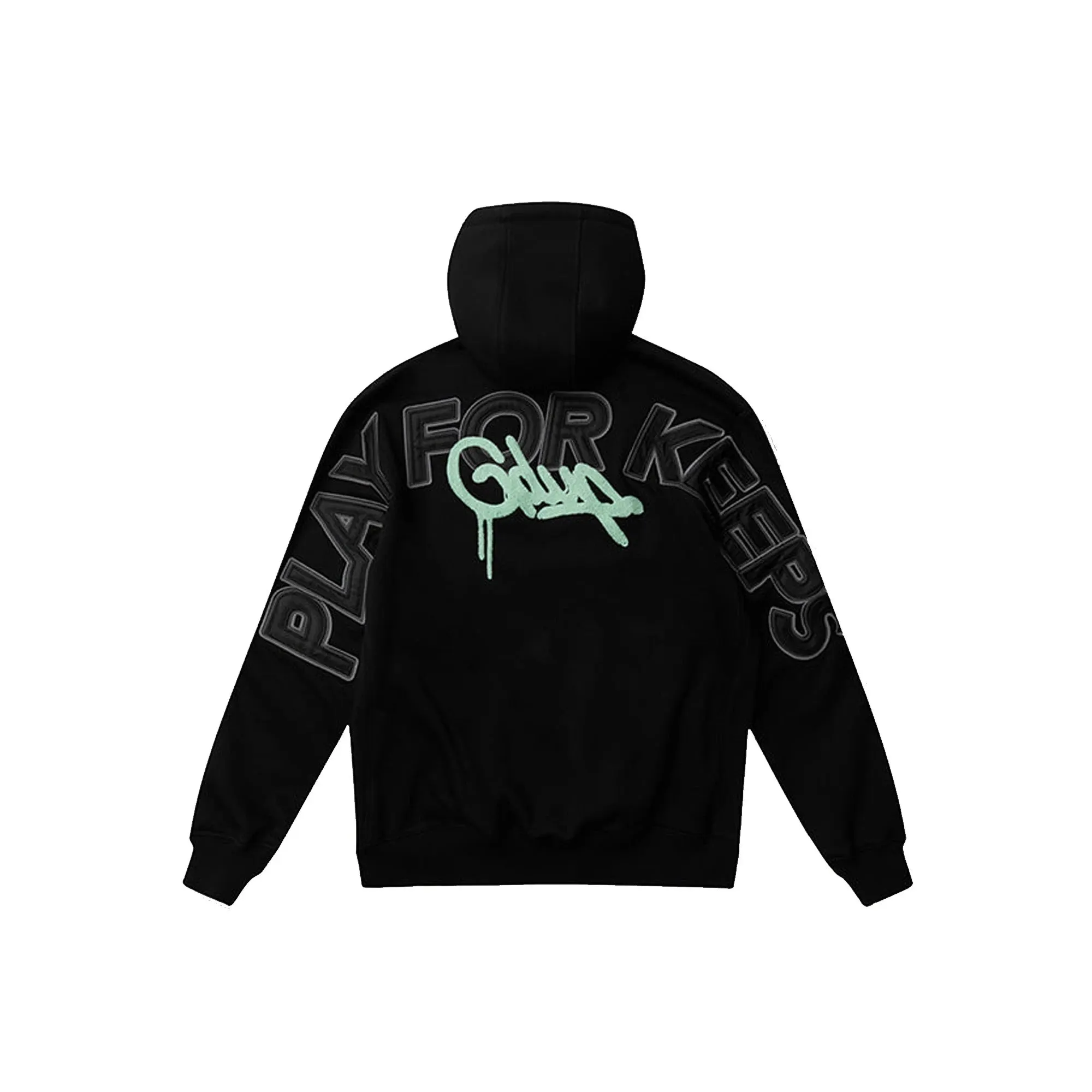 Geedup PFK/Handstyle Hoodie 'Black / Pastel Mint' (2025)