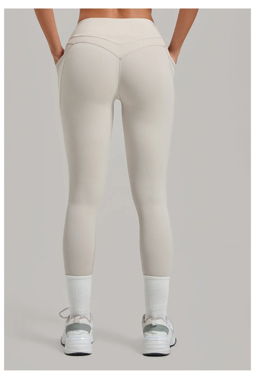 Women's Hip-lifting Yoga Leggings With Pockets