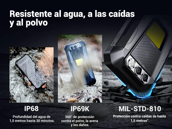 Celular Móvil Fossibot F106 Pro Doble Sim 8gb Ram + 256gb Rom 12000 Mah