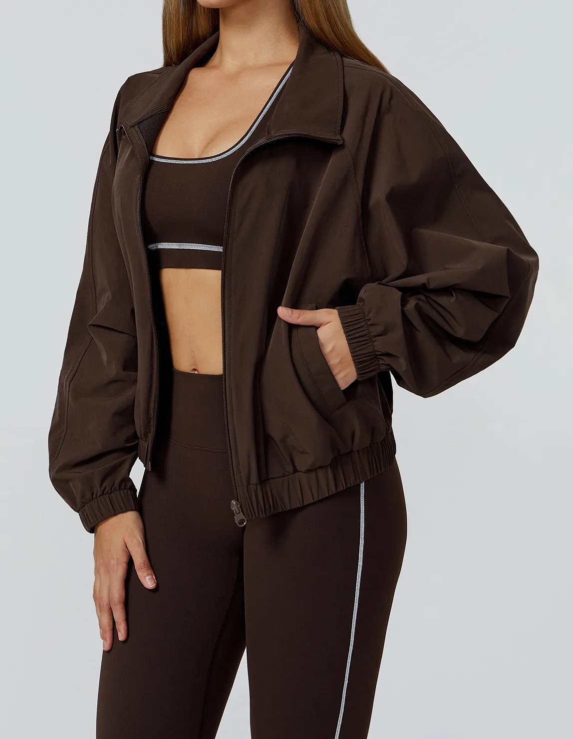 Quick-Dry Stand Collar Sports Jacket for Women