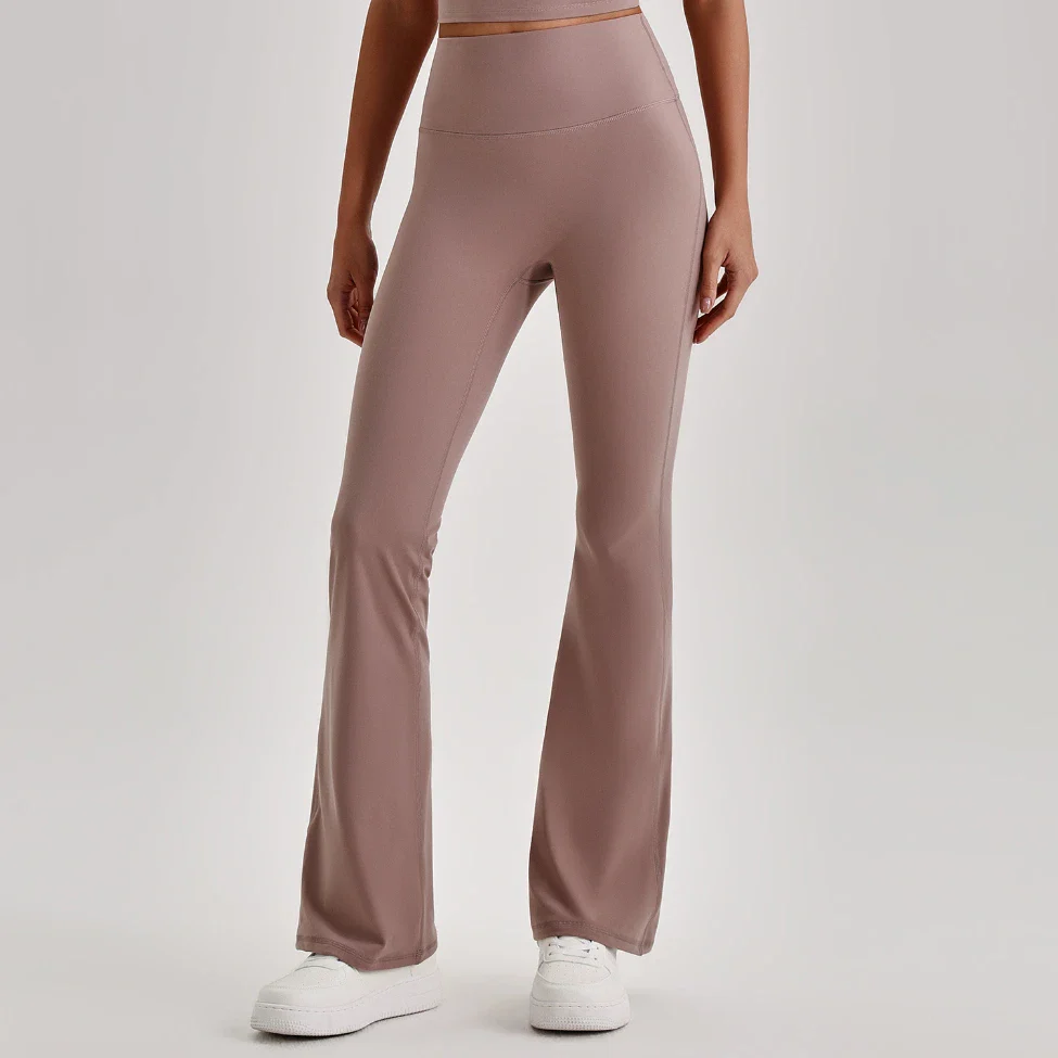 Naked-Feel High-Waisted Flared Yoga Pants