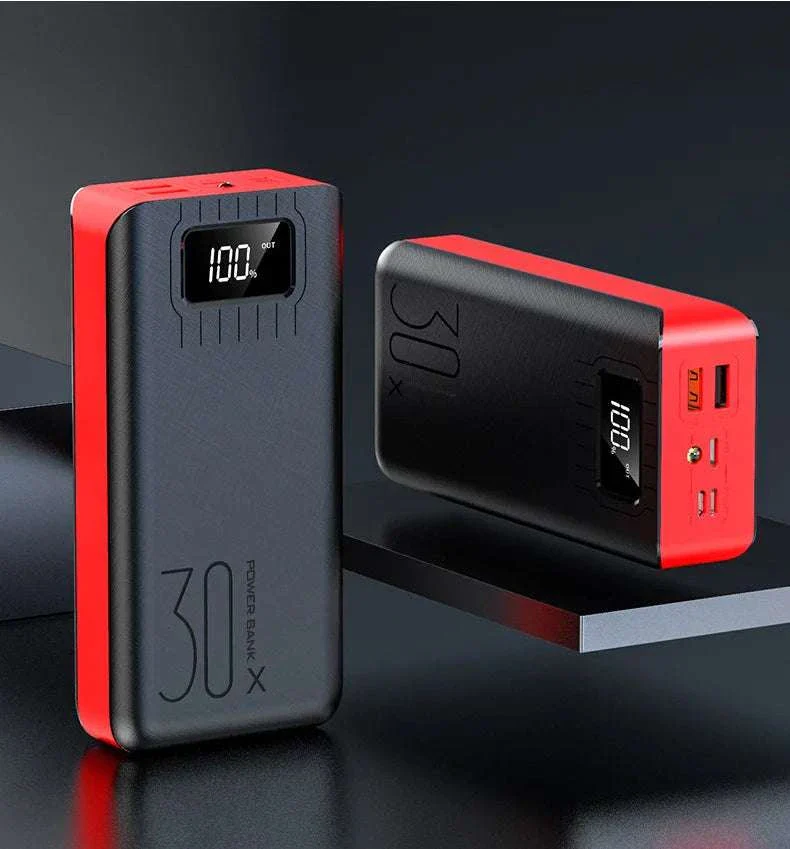 30000mAh Ultra-High Capacity Fast Charge Power Bank
