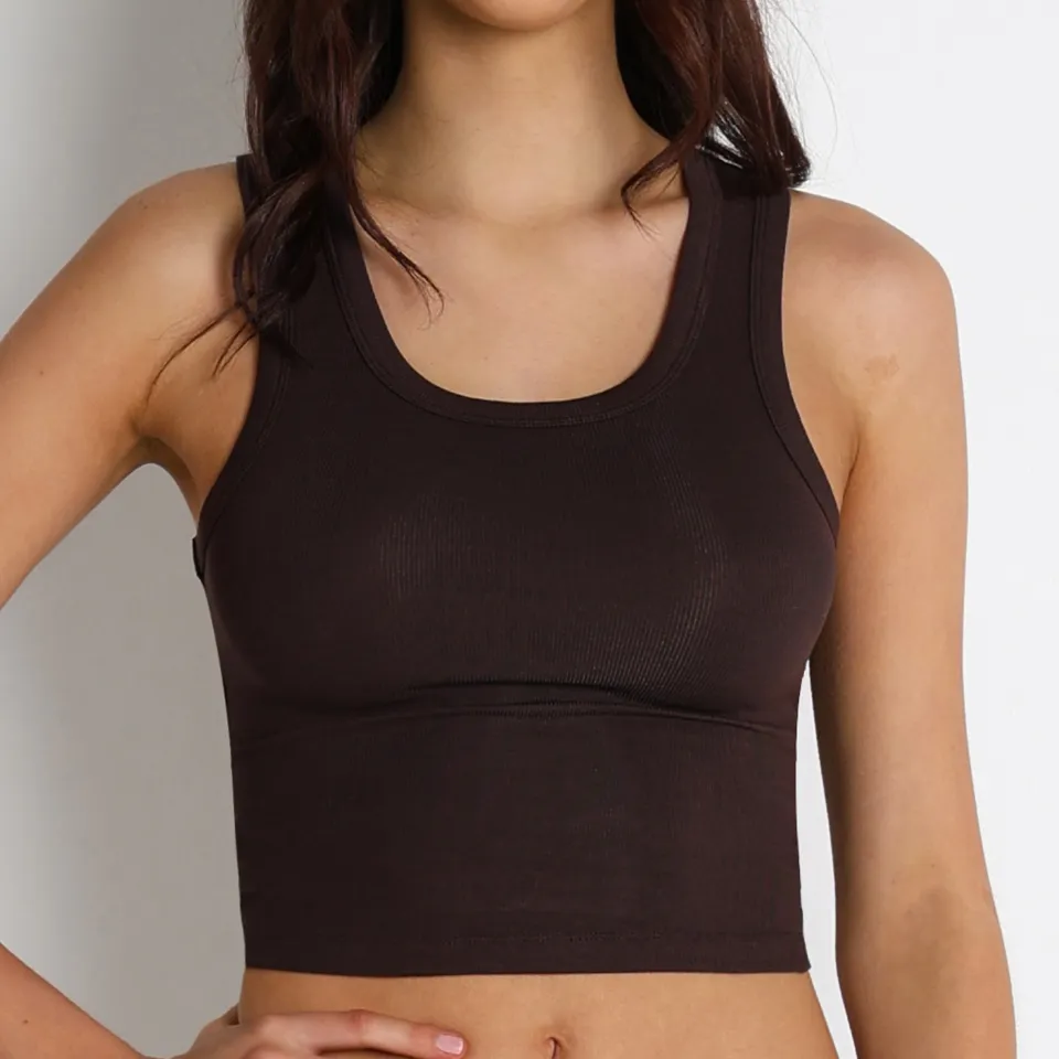 Square Neck Short Tank Top