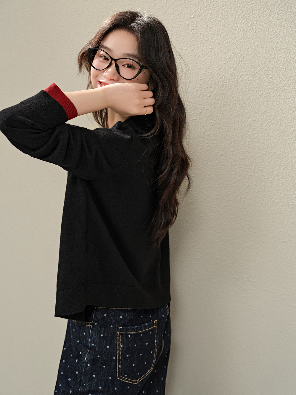 Fake Two-piece Cardigan