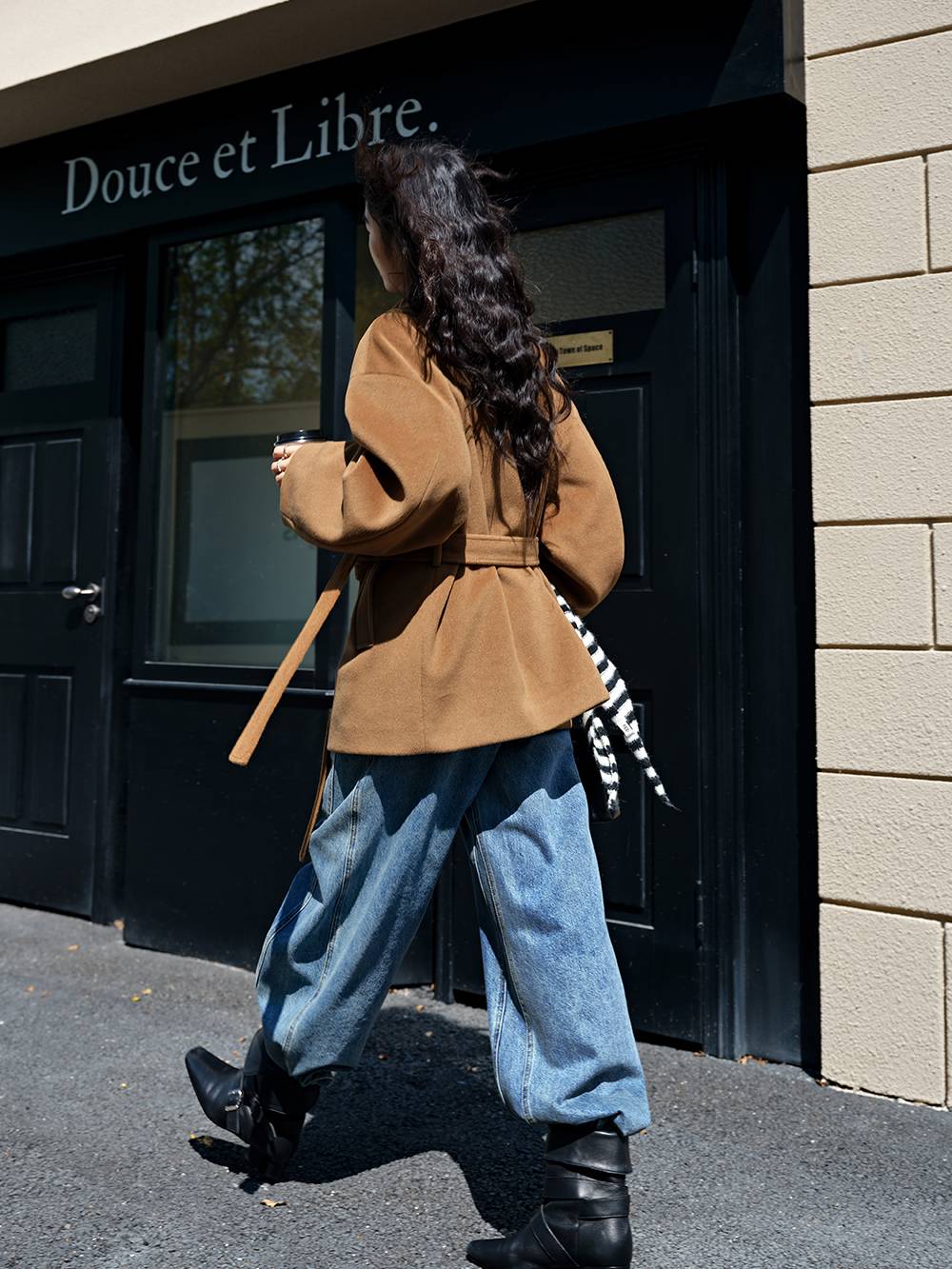 Funnel Neck Coat