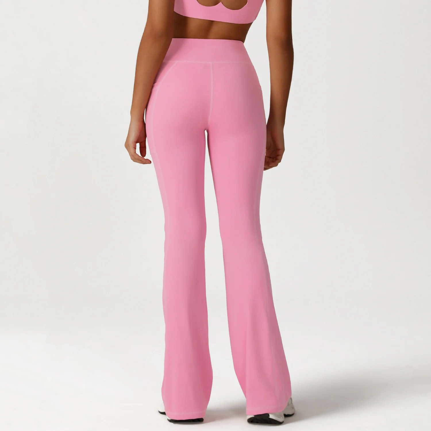 Cross High Waist Yoga Flared Pants